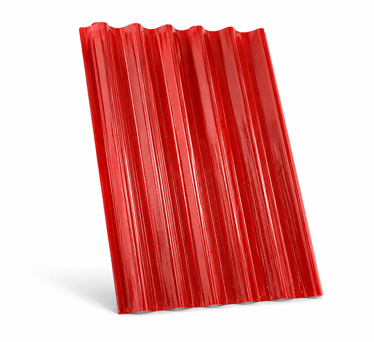 Calaminas de color rojo